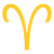 glyph symbol Aries
